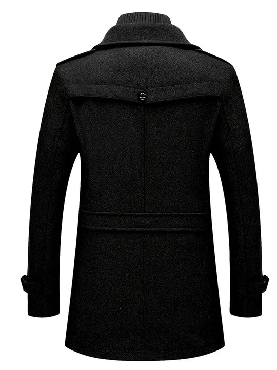 Jacco - Slim men's winter jacket: warm, stylish and practical with full-length zip