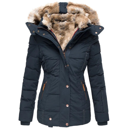 Cindy  Warm Winter Coat with Sustainable Faux Fur Lining