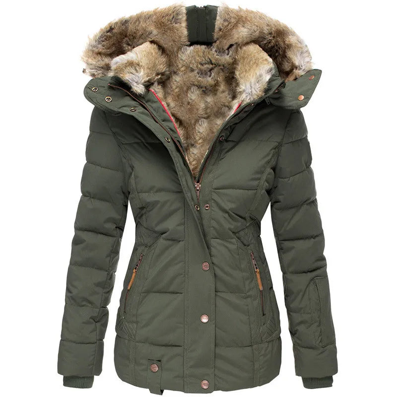 Cindy  Warm Winter Coat with Sustainable Faux Fur Lining