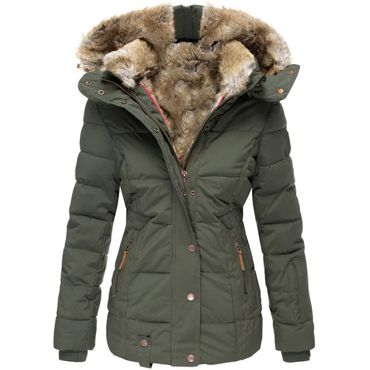 Cindy  Warm Winter Coat with Sustainable Faux Fur Lining