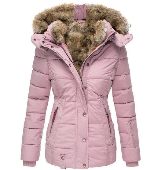 Cindy  Warm Winter Coat with Sustainable Faux Fur Lining