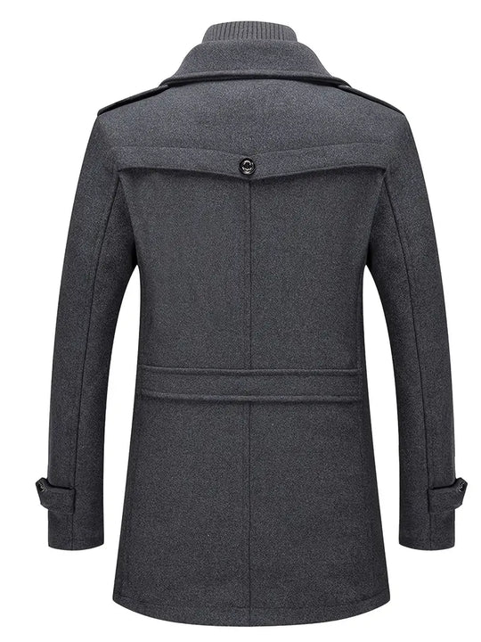 Jacco - Slim men's winter jacket: warm, stylish and practical with full-length zip