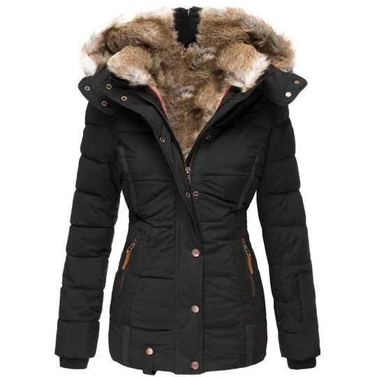 Cindy  Warm Winter Coat with Sustainable Faux Fur Lining