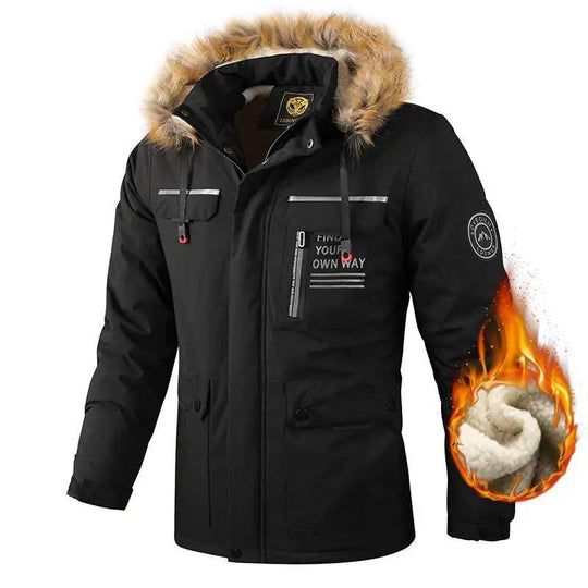 Storm - Fleece-Lined Jacket for Men: Warmth and Style in One