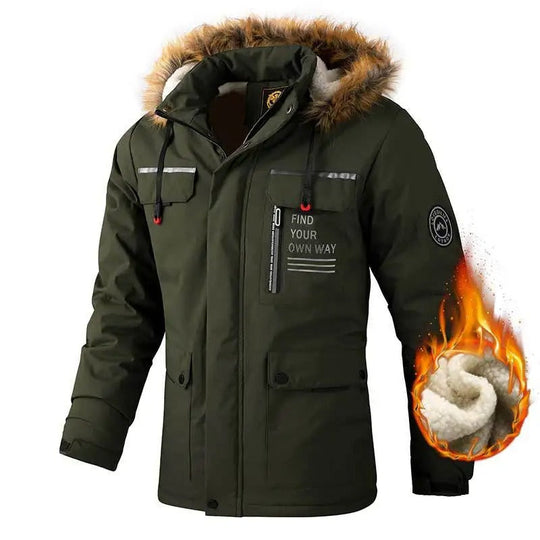 Storm - Fleece-Lined Jacket for Men: Warmth and Style in One